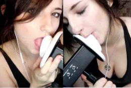 AftynRose ASMR Unrestrained Ear Licking Video Leaked!