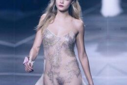 Cara Delevingne Pussy Slip See Through Dress