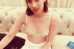 Emma Roberts in Lingerie