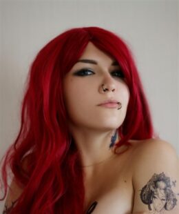 ASMR KittyKlaw Redhair Lingerie Tattoo Lewd Photos