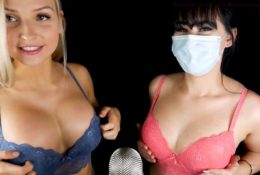 ASMR Network Bra Scratching with Masked ASMR