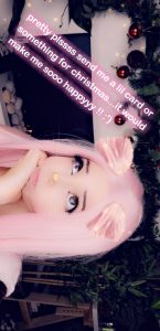 Belle Delphine Christmas Cosplay Snapchat Leaked