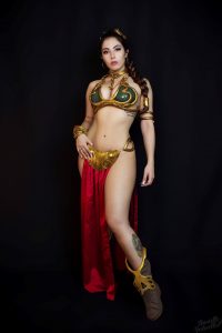 Danielle Vedovelli Slave Leia Cosplay