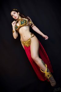 Danielle Vedovelli Slave Leia Cosplay