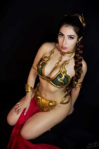 Danielle Vedovelli Slave Leia Cosplay