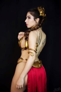 Danielle Vedovelli Slave Leia Cosplay