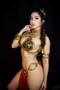 Danielle Vedovelli Slave Leia Cosplay