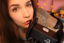 KittyKlaw ASMR Licking & Mouth Sounds Video