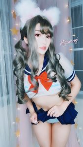 MissWarmJ Bunny Ram Cosplay