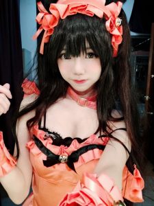 Sally-Dorasnow Patreon Kurumi Valentine Cosplay