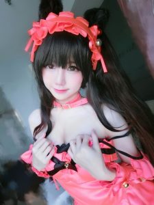 Sally-Dorasnow Patreon Kurumi Valentine Cosplay