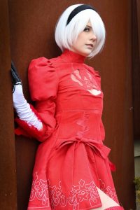 Meggii Cosplay 2B Red (Nier Automata)