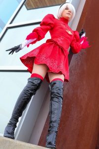 Meggii Cosplay 2B Red (Nier Automata)