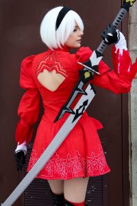 Meggii Cosplay 2B Red (Nier Automata)