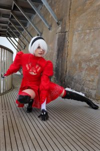 Meggii Cosplay 2B Red (Nier Automata)