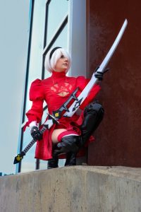 Meggii Cosplay 2B Red (Nier Automata)