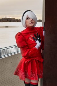 Meggii Cosplay 2B Red (Nier Automata)