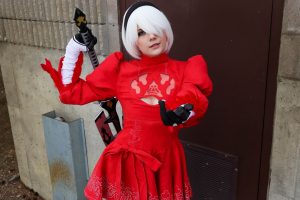 Meggii Cosplay 2B Red (Nier Automata)