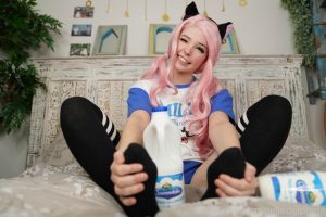 Onlyfans Belle Delphine Milk Set Lewd Photos