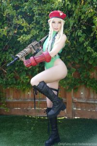 Belle Delphine Cammy Street Fighter