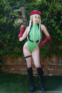 Belle Delphine Cammy Street Fighter