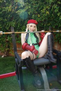 Belle Delphine Cammy Street Fighter