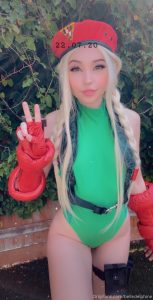 Belle Delphine Cammy Street Fighter