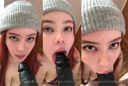 Okichloeo Deepthroat Dildo Blowjob Video Leaked