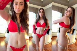 Christina Khalil Nip Slip Lingerie Tease Video Leaked