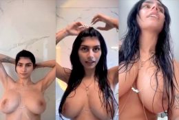 Mia Khalifa Naked Hot Shower NEW PPV Video Leaked